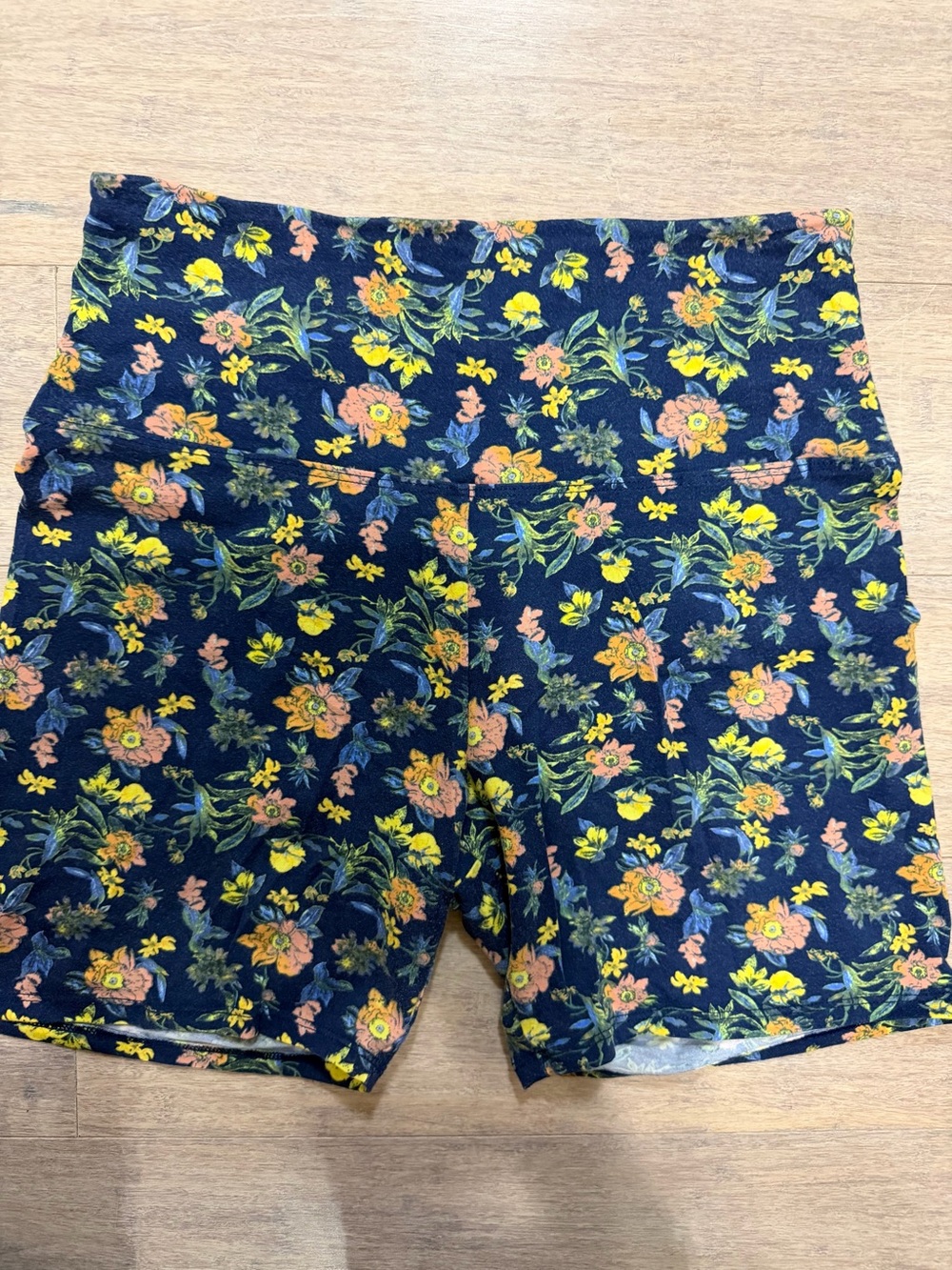 Victoria S. Women's Navy Floral Active Shorts